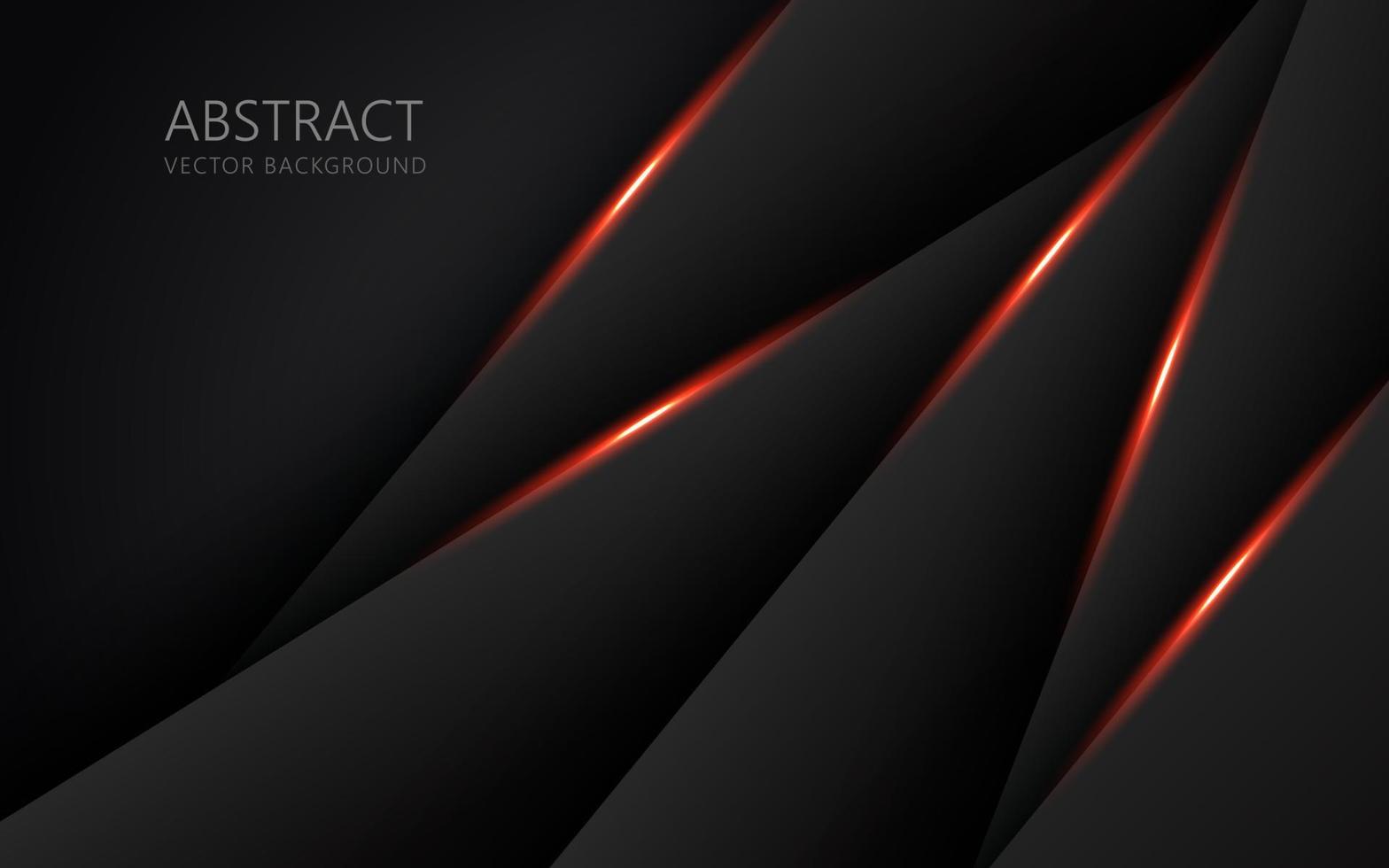 abstrait lumière orange noir espace cadre mise en page design tech triangle concept gris texture fond. vecteur eps10
