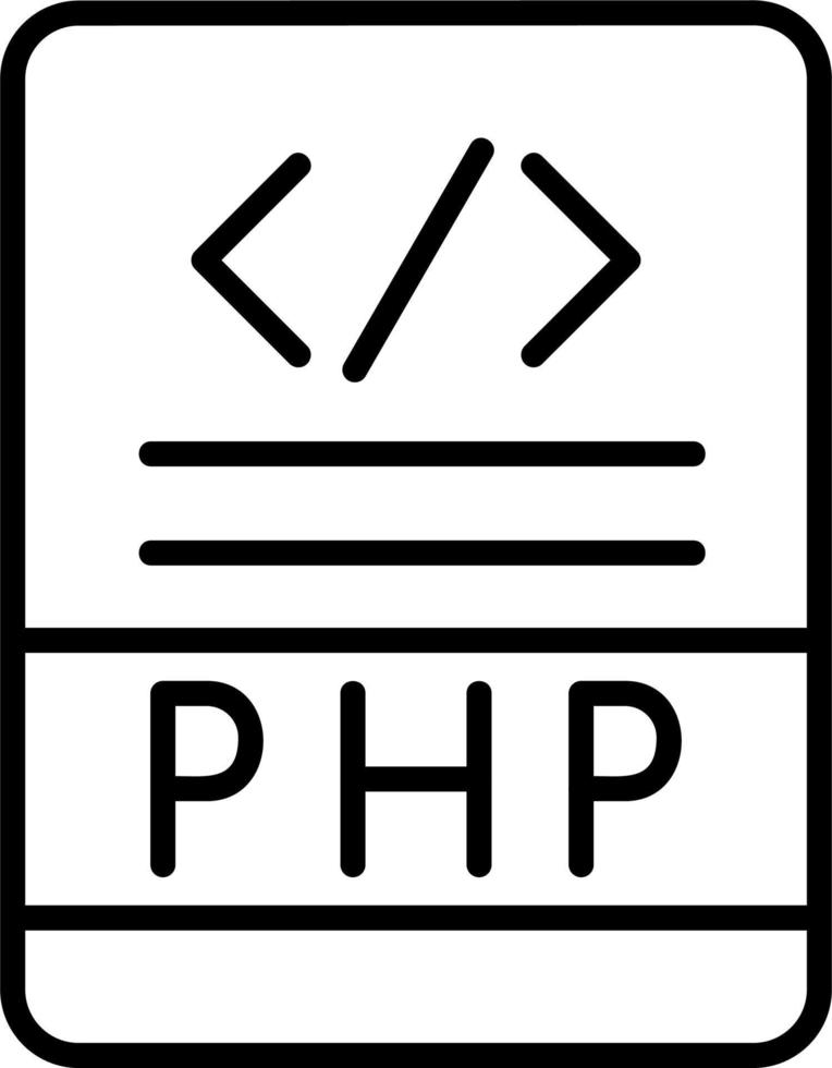 icône de vecteur php