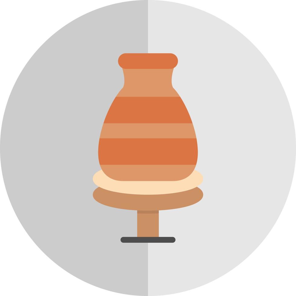 conception d'icône de vecteur de roue de potier