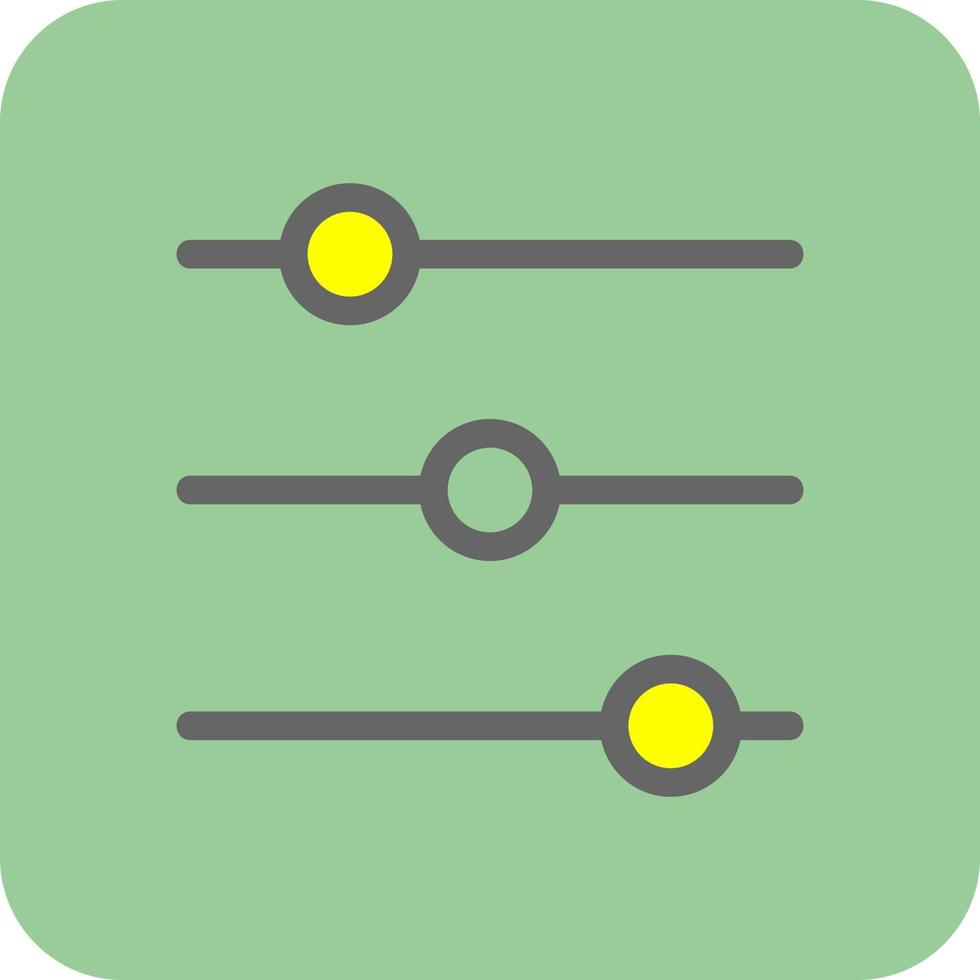 conception d'icône de vecteur de réglage