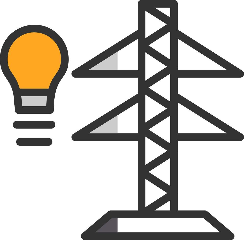 conception d'icône vecteur électricité