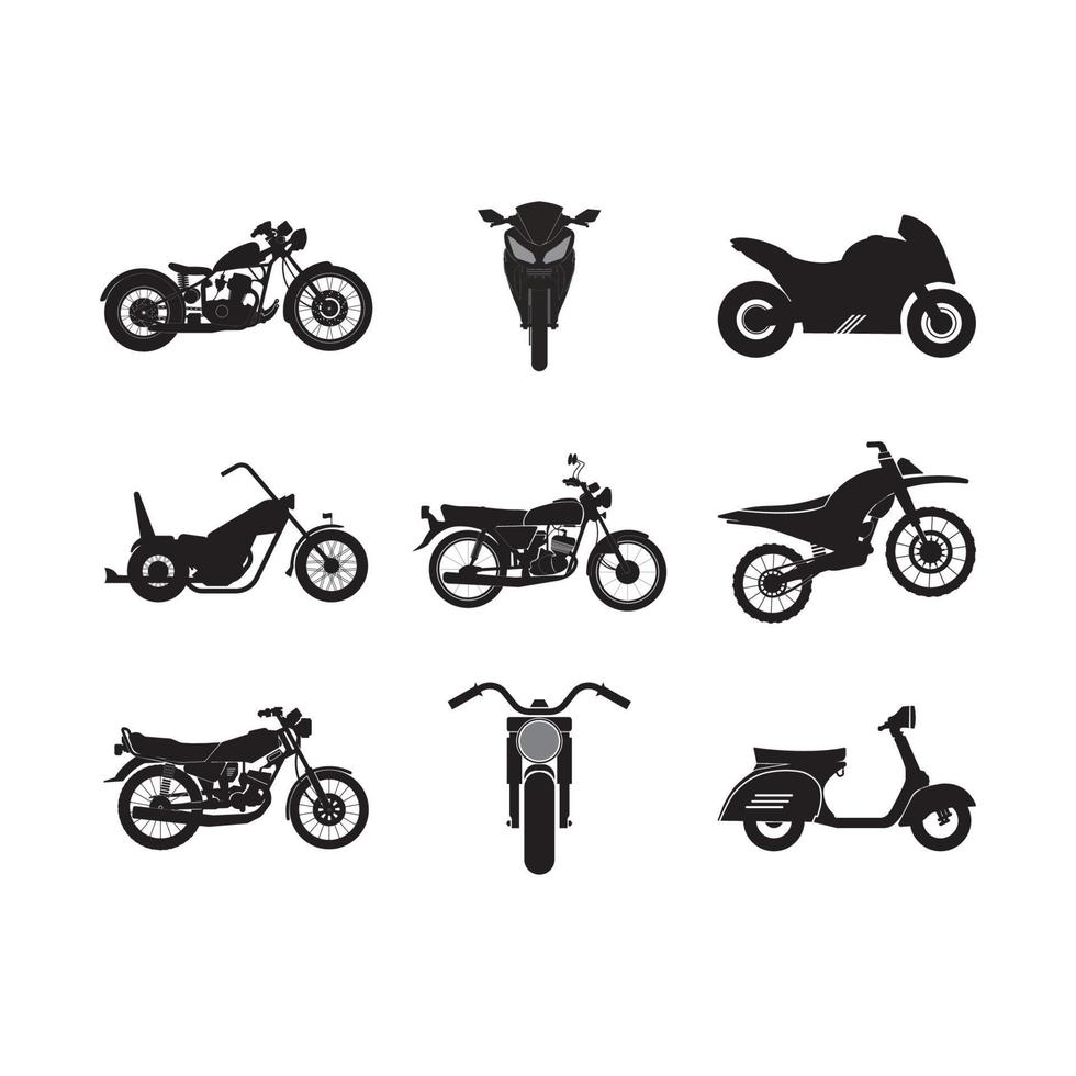 vecteur de logo de moto