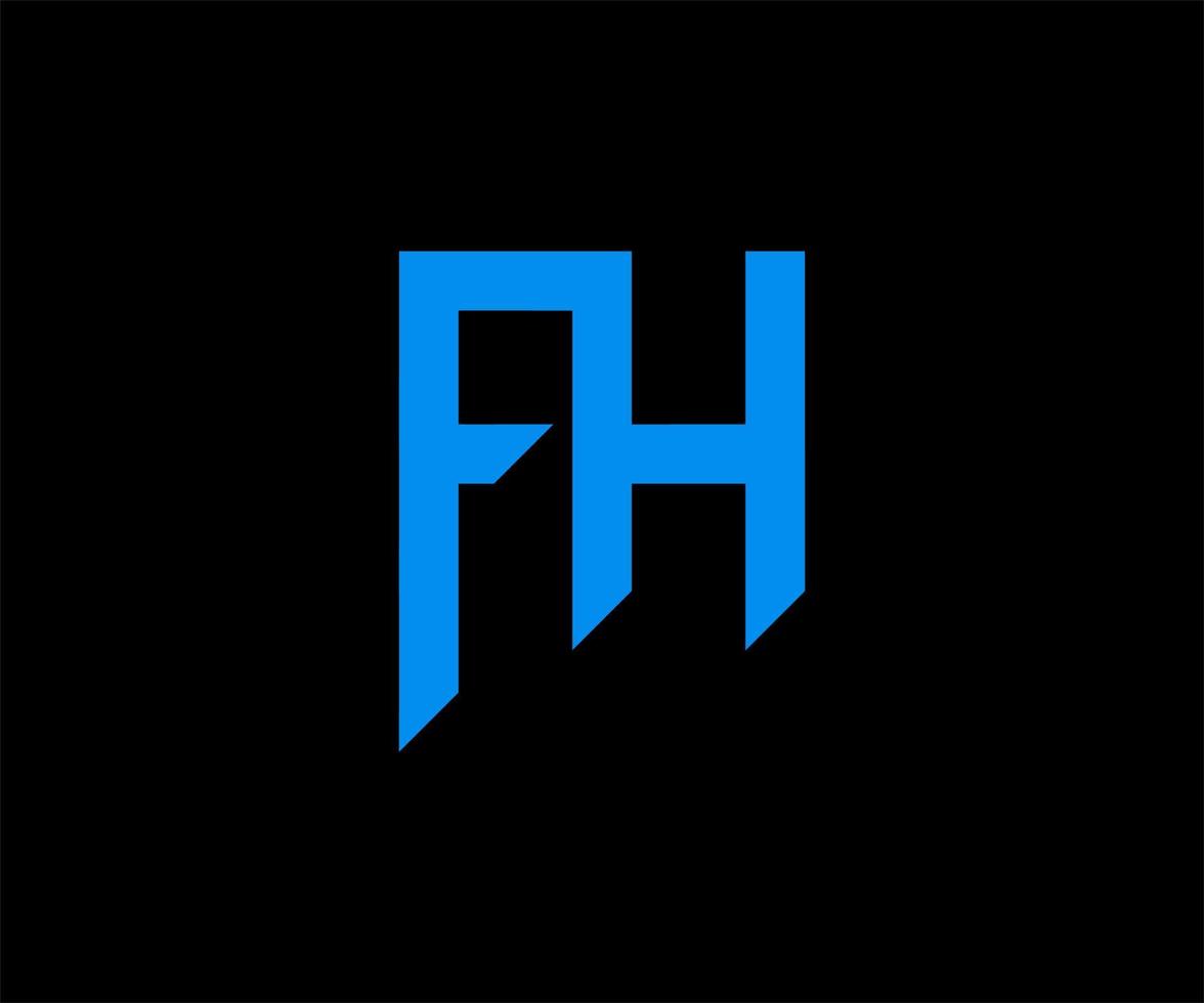 lettre fh affaires logo conception alphabet icône vecteur monogramme. fh lettre logo conception vecteur modèle. fh monogramme logo