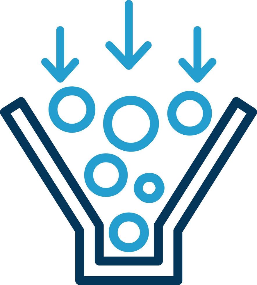 conception d'icône de vecteur de goulot d'étranglement