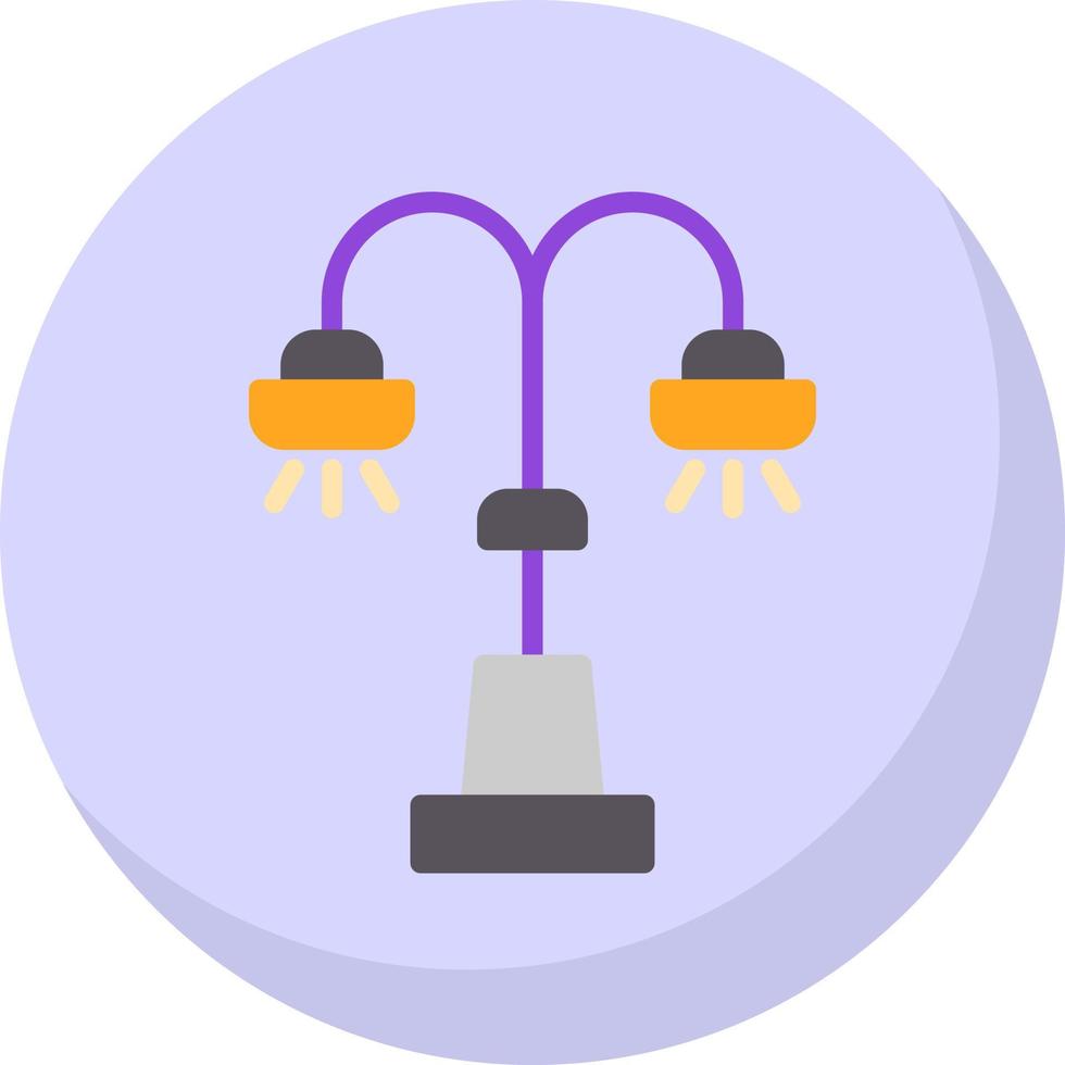 conception d'icône de vecteur de lampadaire