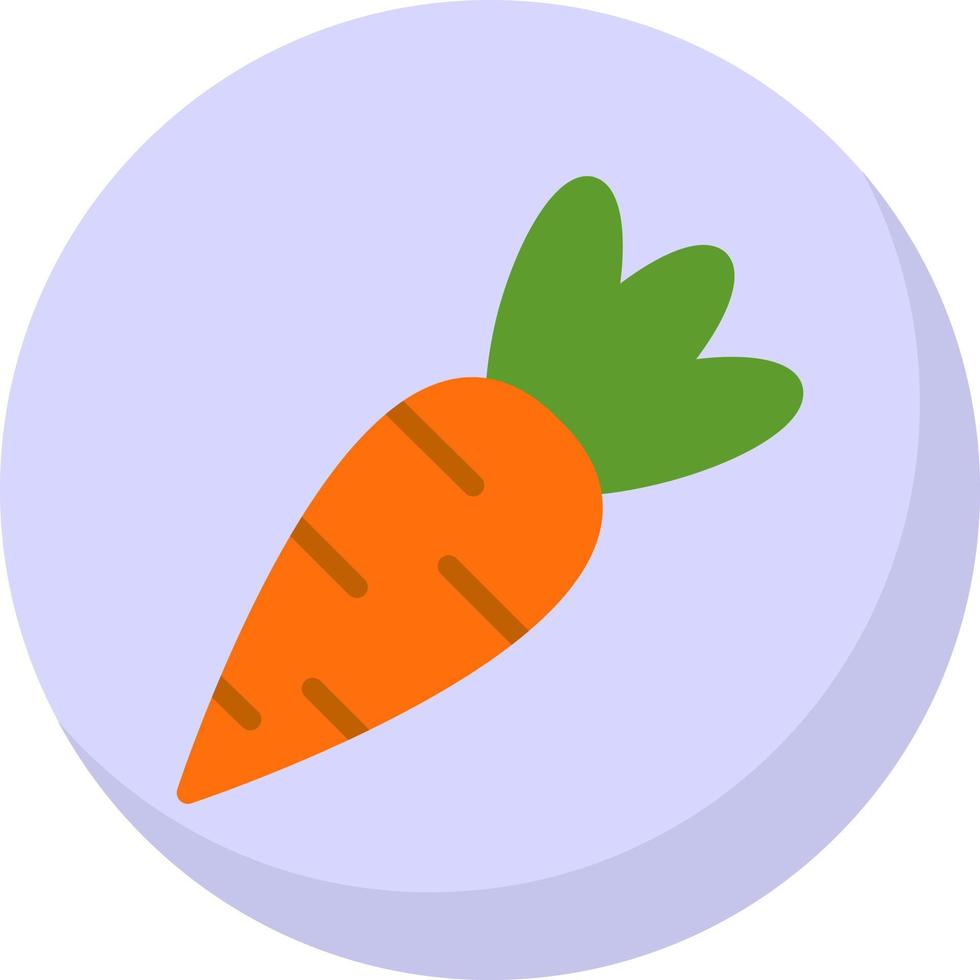 conception d'icône de vecteur de carottes