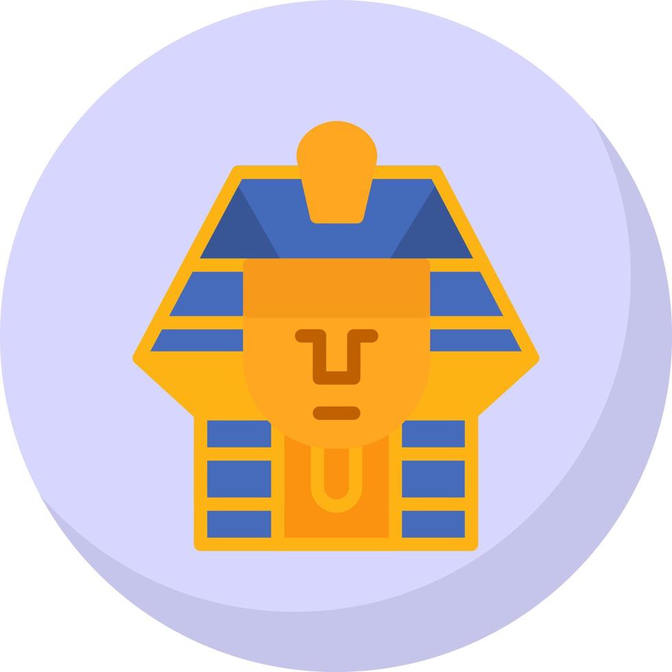 conception d'icône de vecteur de pharaon