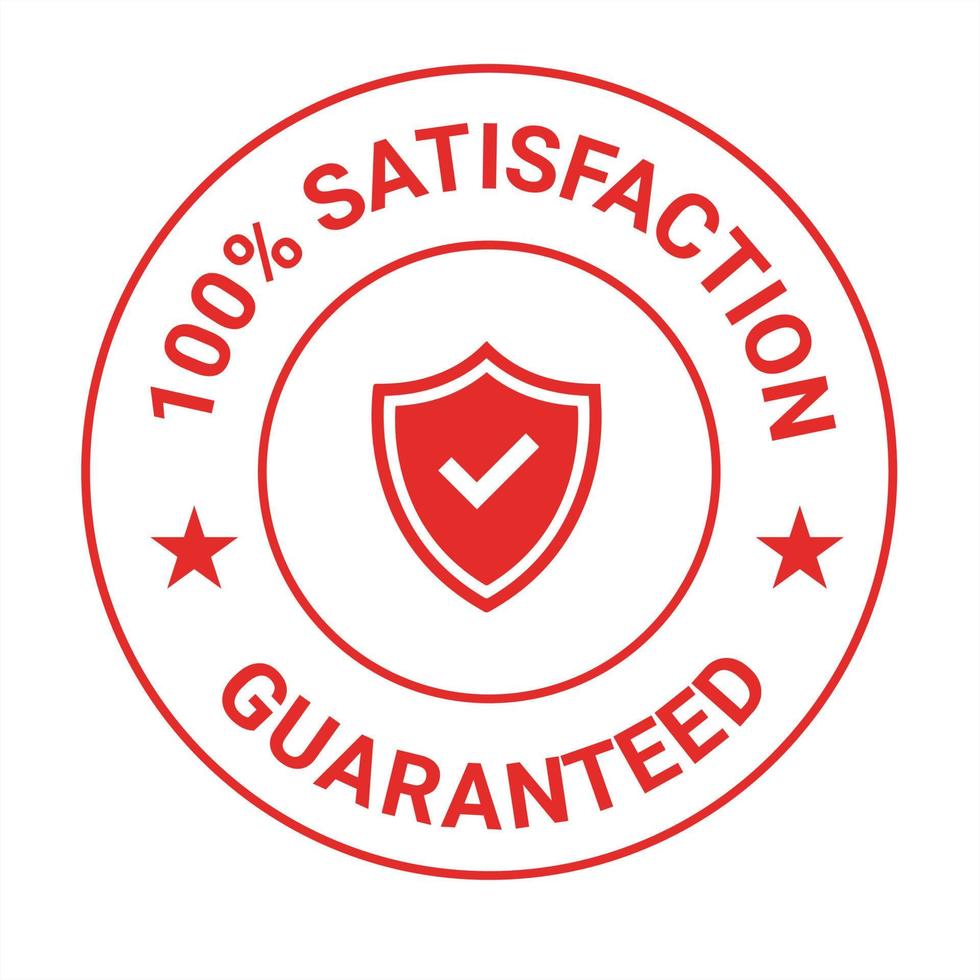 la satisfaction garanti logo. la satisfaction garantie badge vecteur