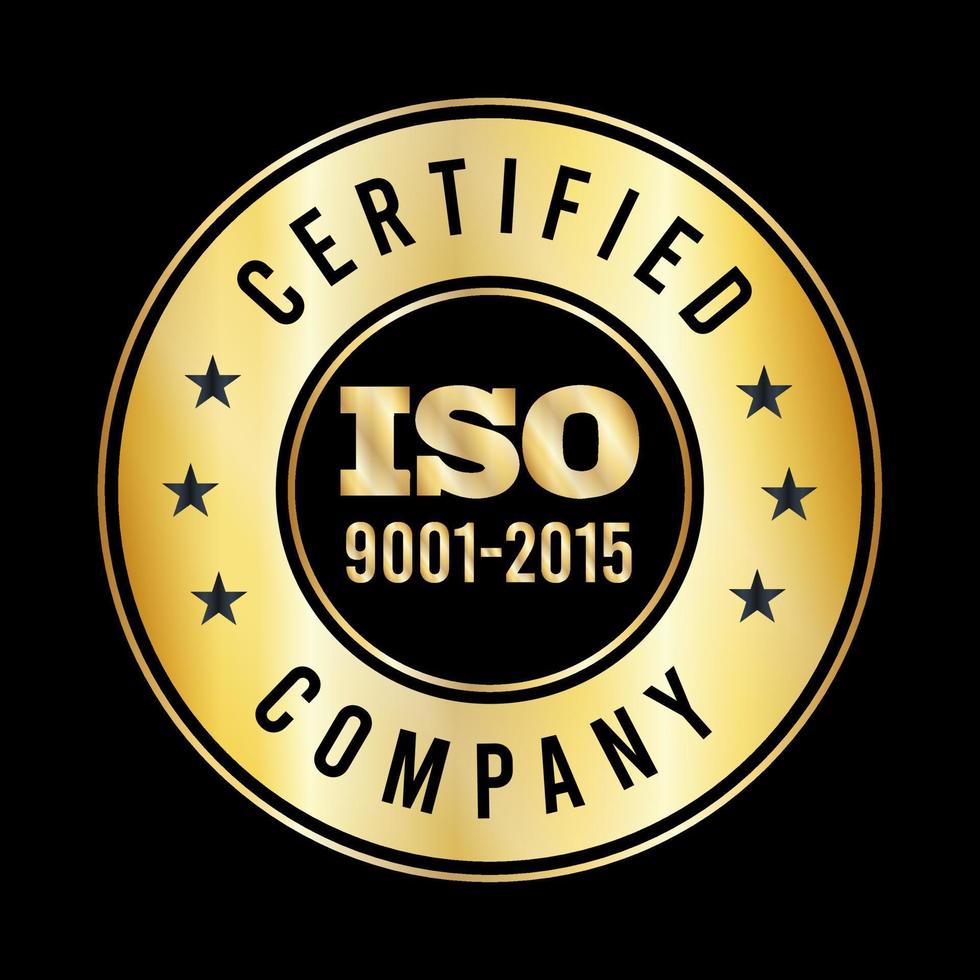 iso certification . iso 90012015 logo . iso 9 000 certification prime vecteur