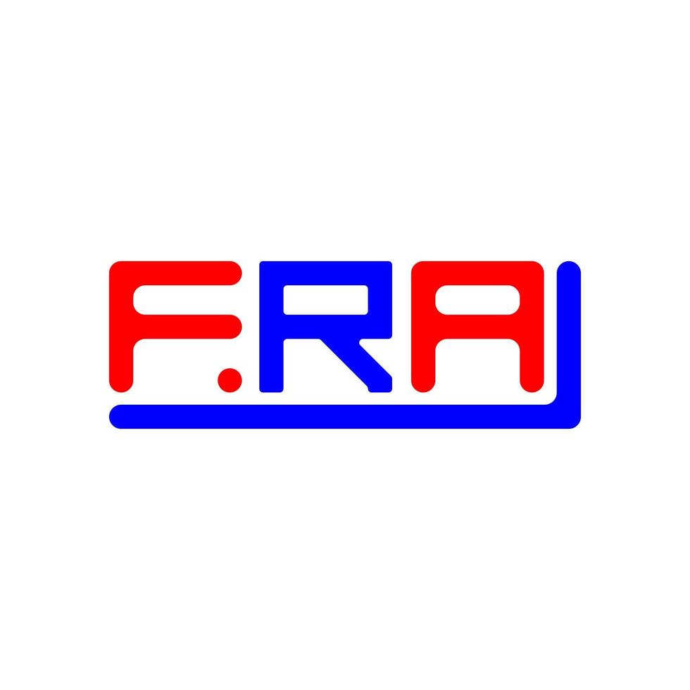 fra lettre logo Créatif conception avec vecteur graphique, fra Facile et moderne logo.