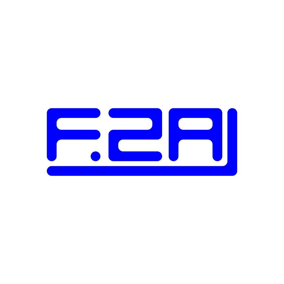 fza lettre logo Créatif conception avec vecteur graphique, fza Facile et moderne logo.