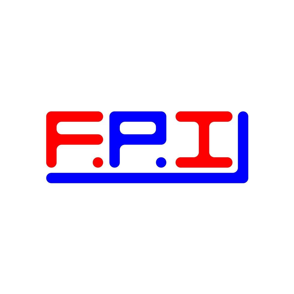 fpi lettre logo Créatif conception avec vecteur graphique, fpi Facile et moderne logo.