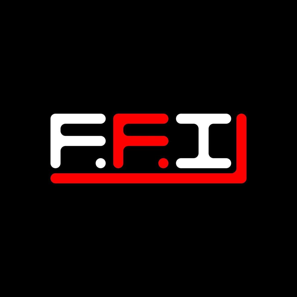 ffi lettre logo Créatif conception avec vecteur graphique, ffi Facile et moderne logo.