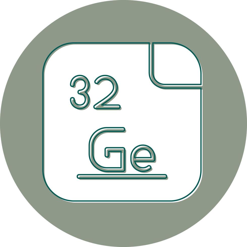 germanium vecteur icône