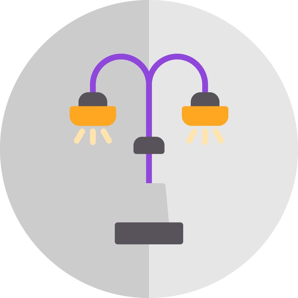 conception d'icône de vecteur de lampadaire
