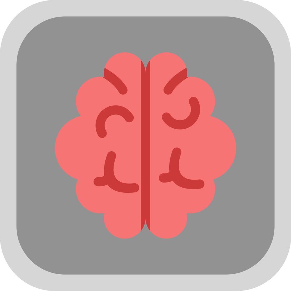 conception d'icône de vecteur de cerveau