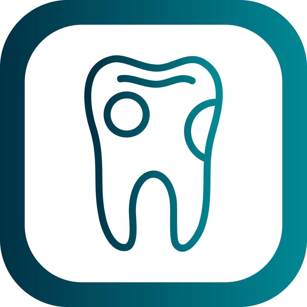 conception d'icône de vecteur de dents