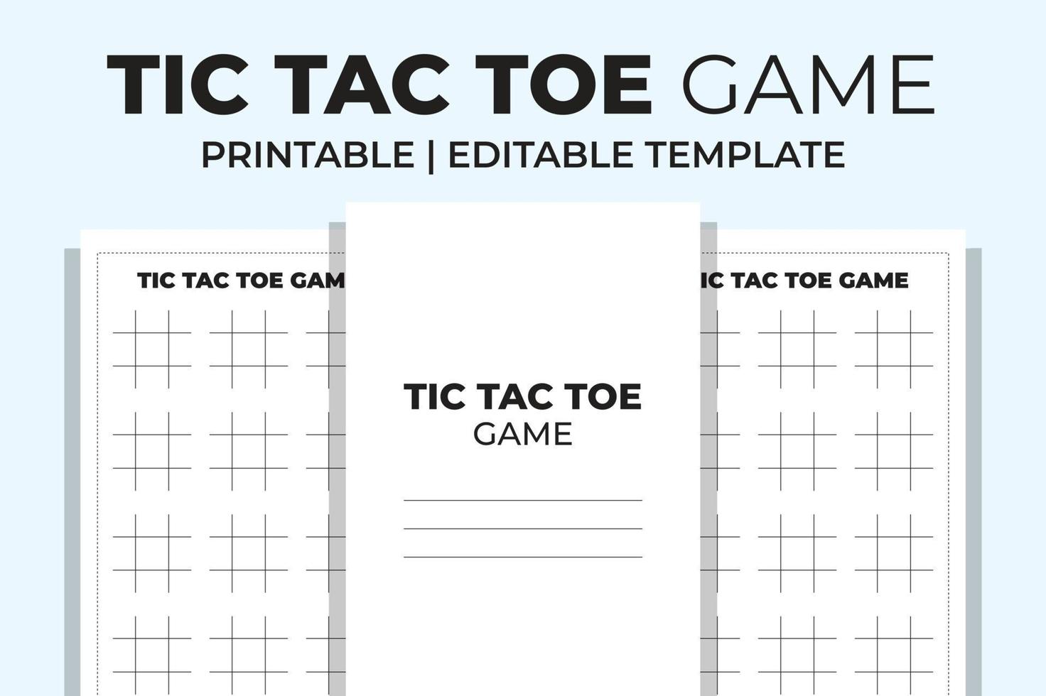 jeu de tic tac toe vecteur