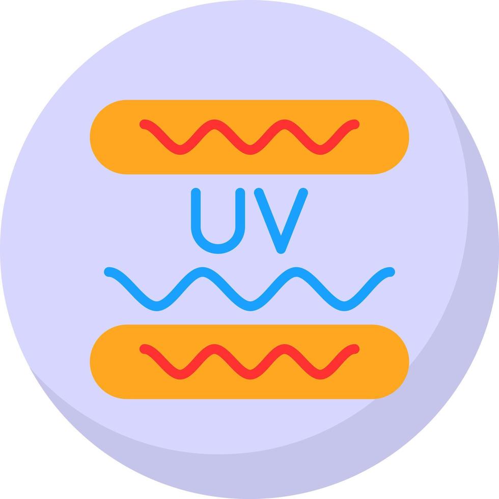 conception d'icône vecteur ultraviolet