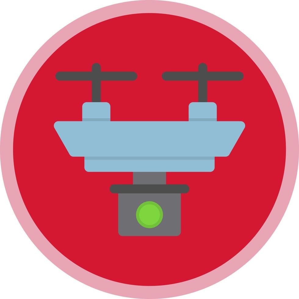 conception d'icône de vecteur de drone de caméra