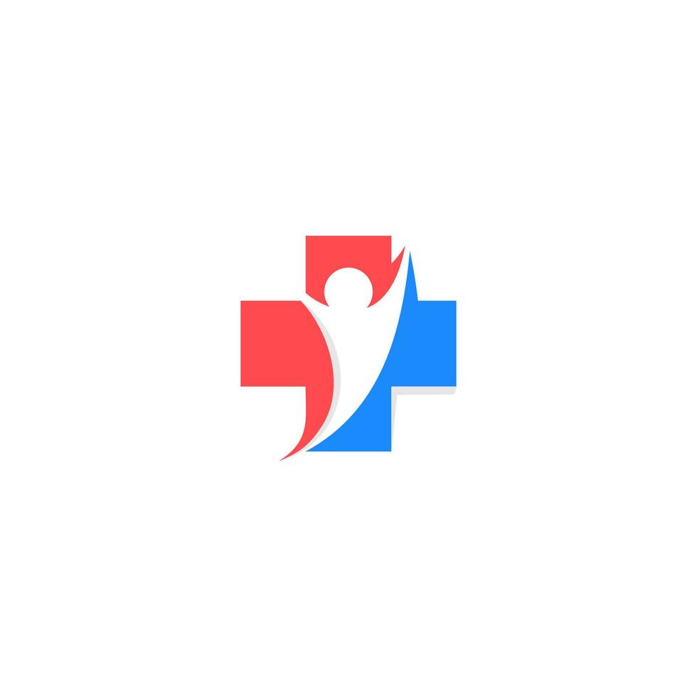 hôpital logo santé logo conception vecteur