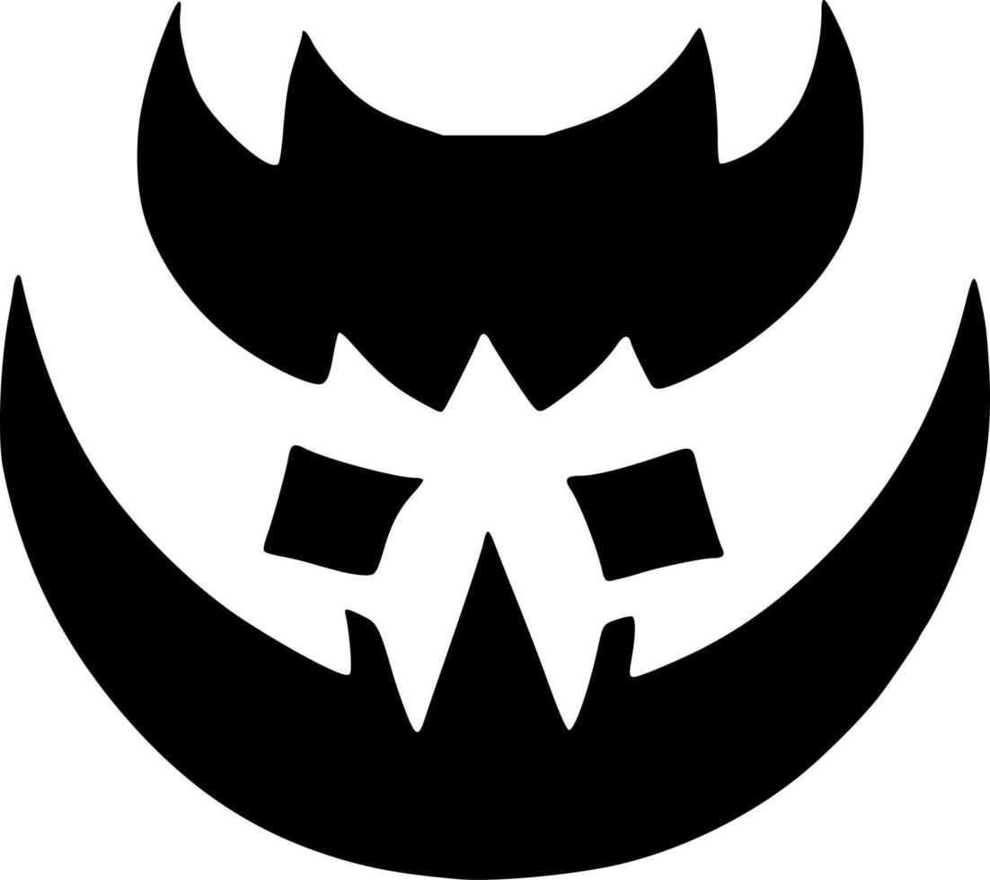Halloween icône. illustration isolé sur blanc Contexte vecteur
