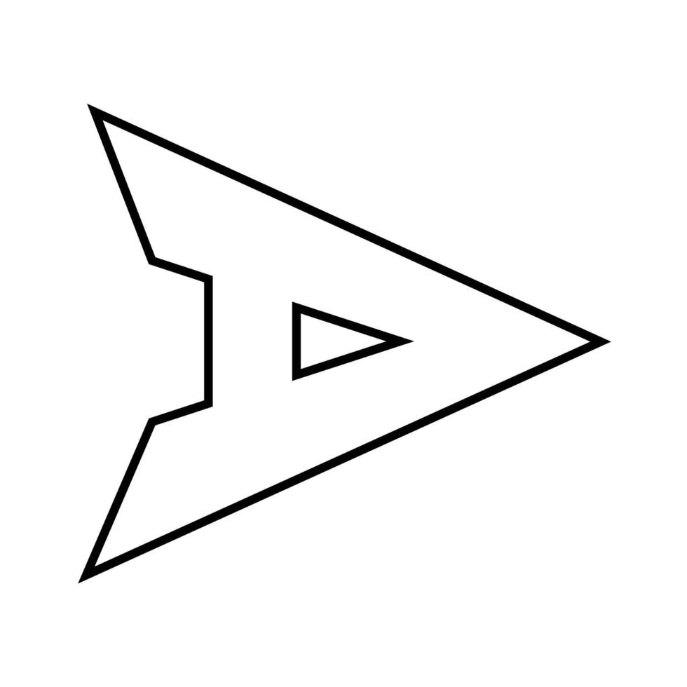 La Flèche icône contour vecteur, Facile noir et blanc La Flèche icône, la gauche flèche, droite flèche, suivant, en haut, bas, vecteur