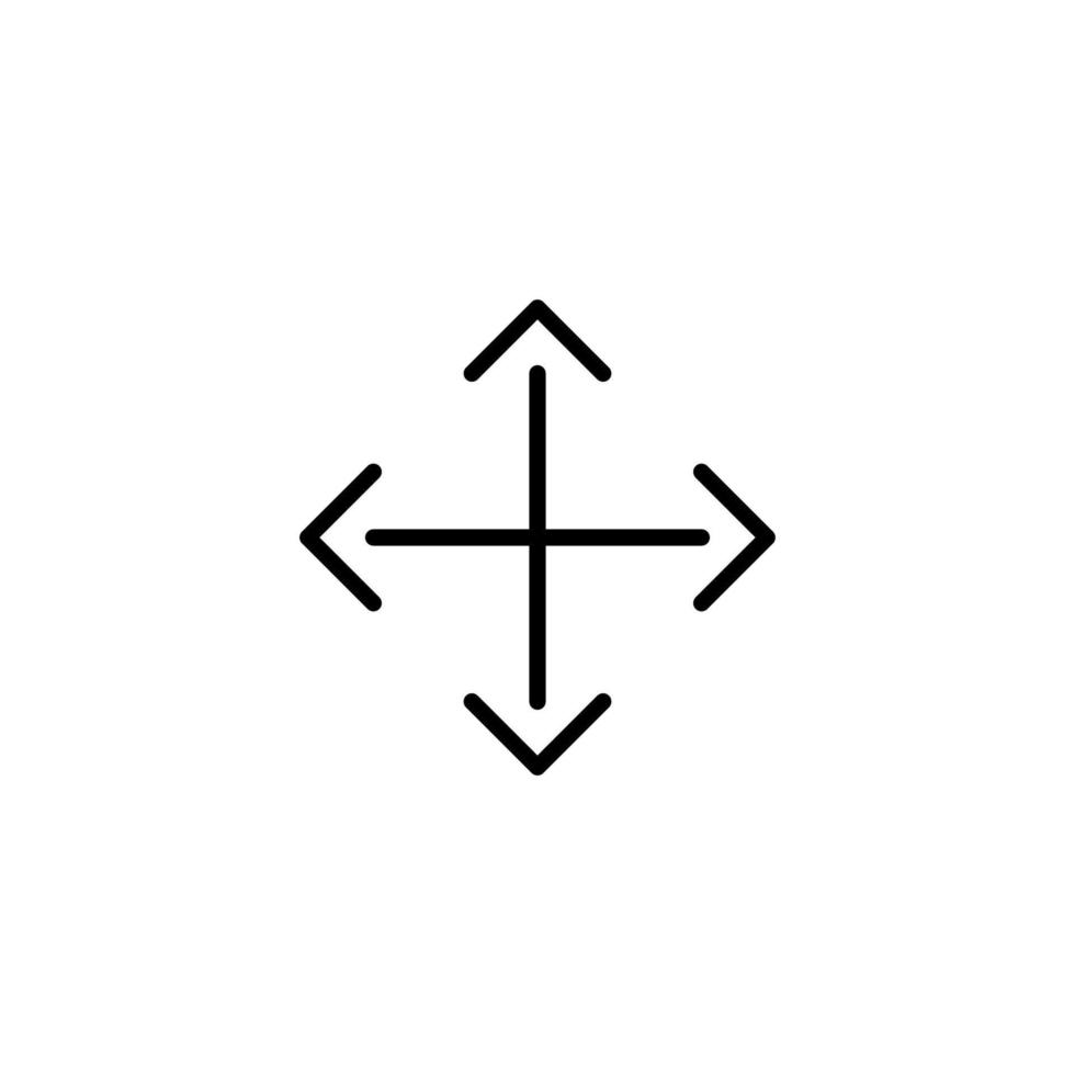 la navigation icône avec contour style vecteur