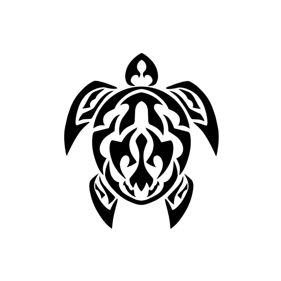 illustration vecteur graphique de symbole tortue tribal conception