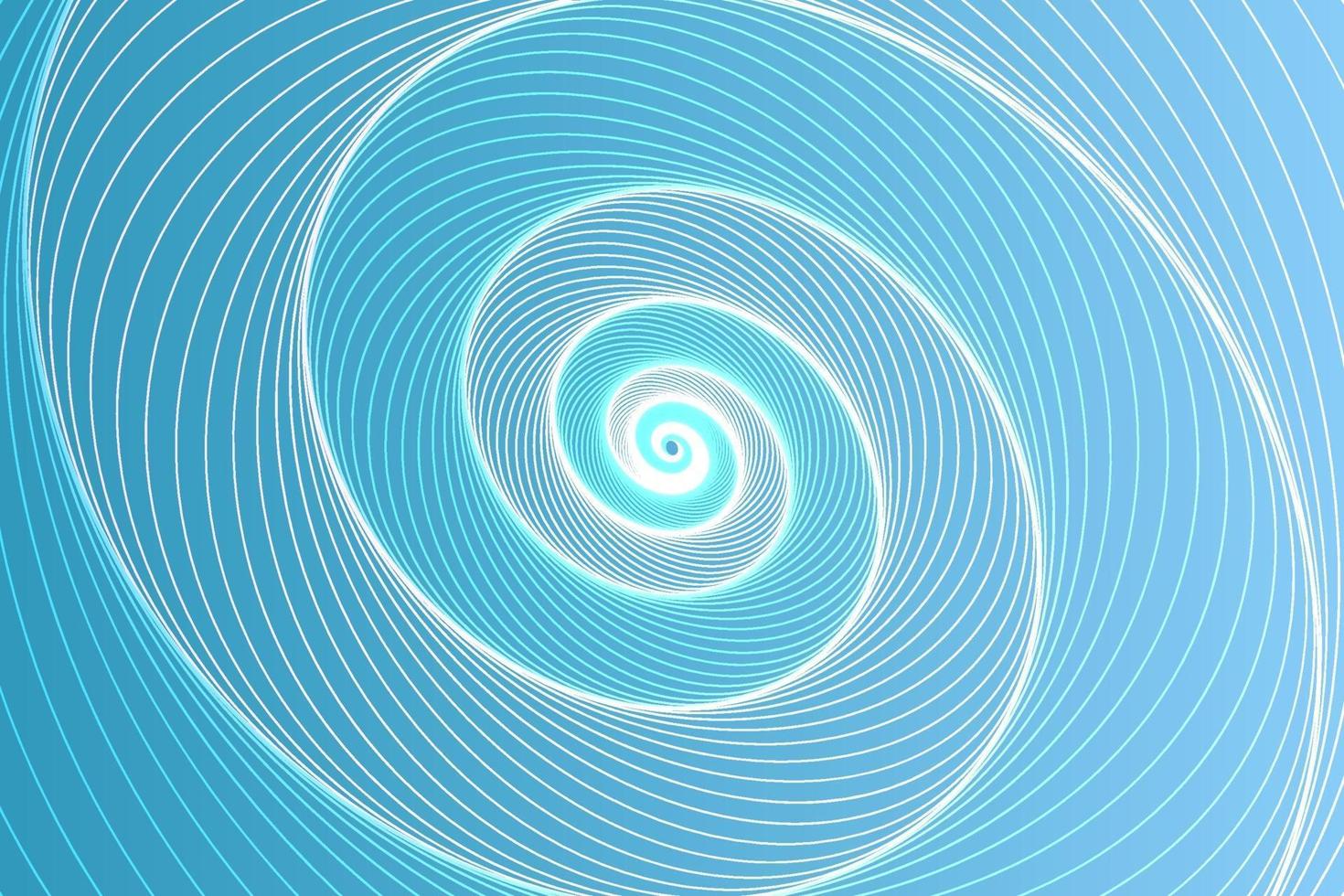 fond de spirale bleue créative vecteur