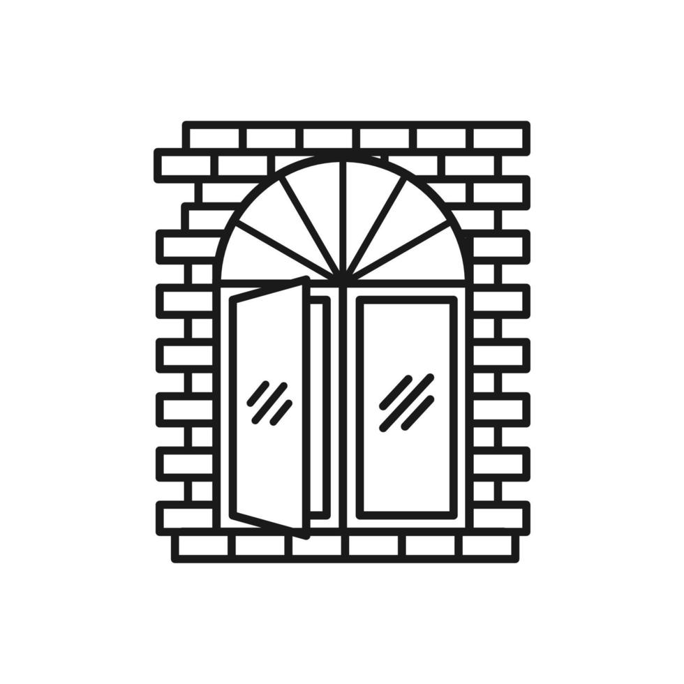 modèle de logo vectoriel icône fenêtre