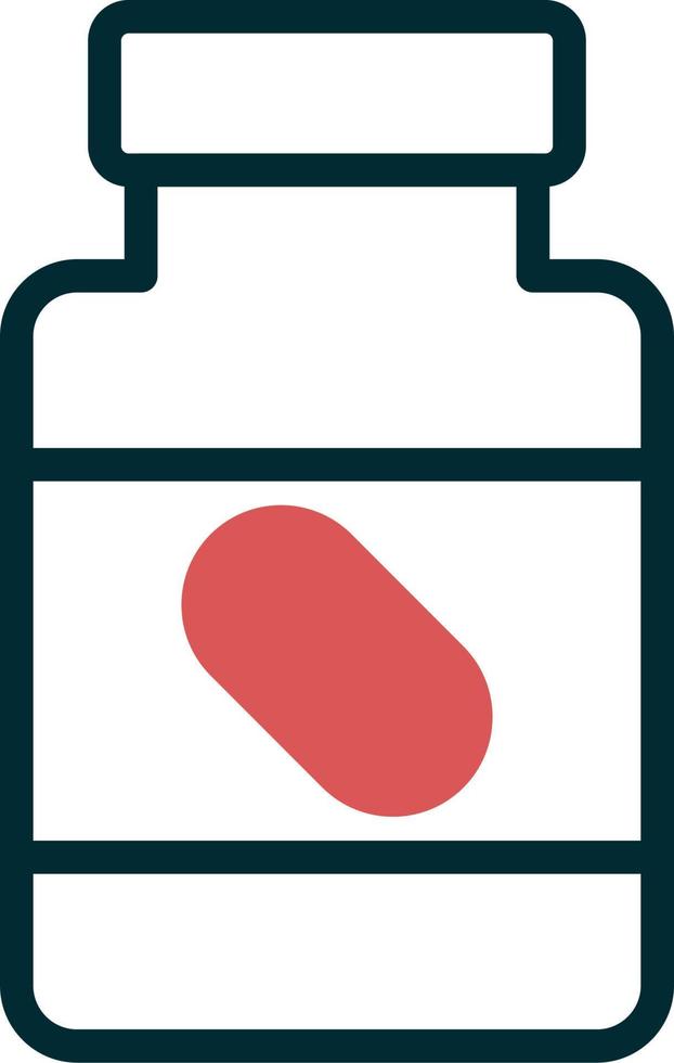 icône de vecteur de vitamines