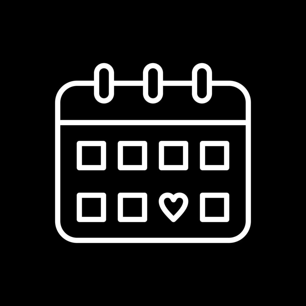 conception d'icône de vecteur de date de mariage