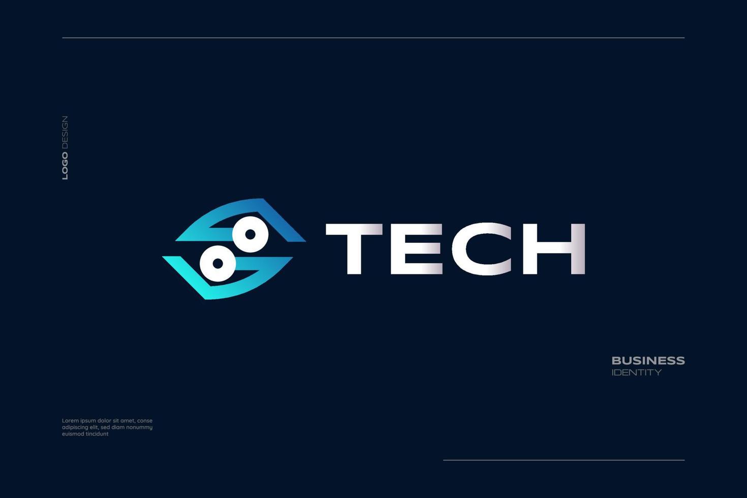 abstrait et moderne lettre s logo conception avec connecté La technologie concept. adapté pour technologie, réseau, ou la communication marque identité vecteur