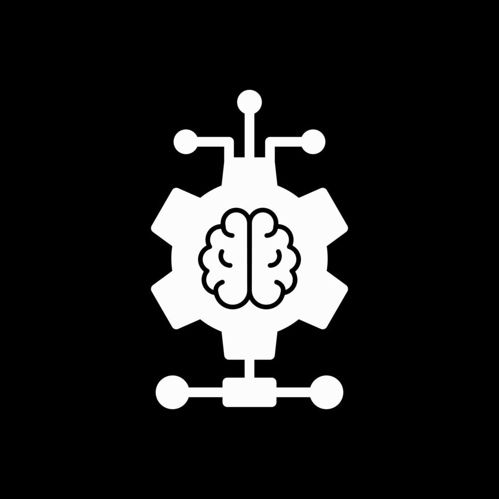 conception d'icônes vectorielles d'apprentissage en profondeur vecteur