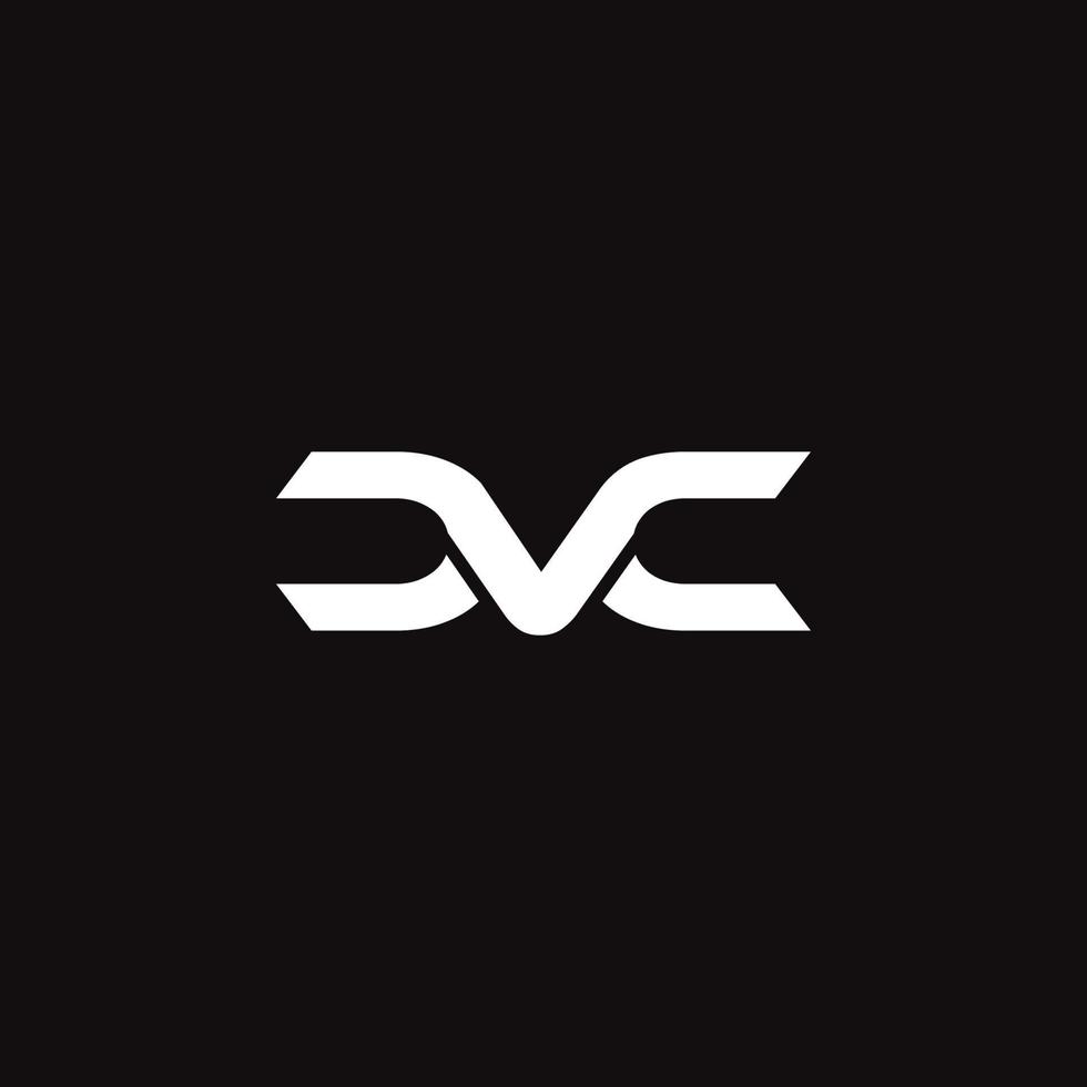 vecteur abstrait initiale lettre DVC logo conception concept