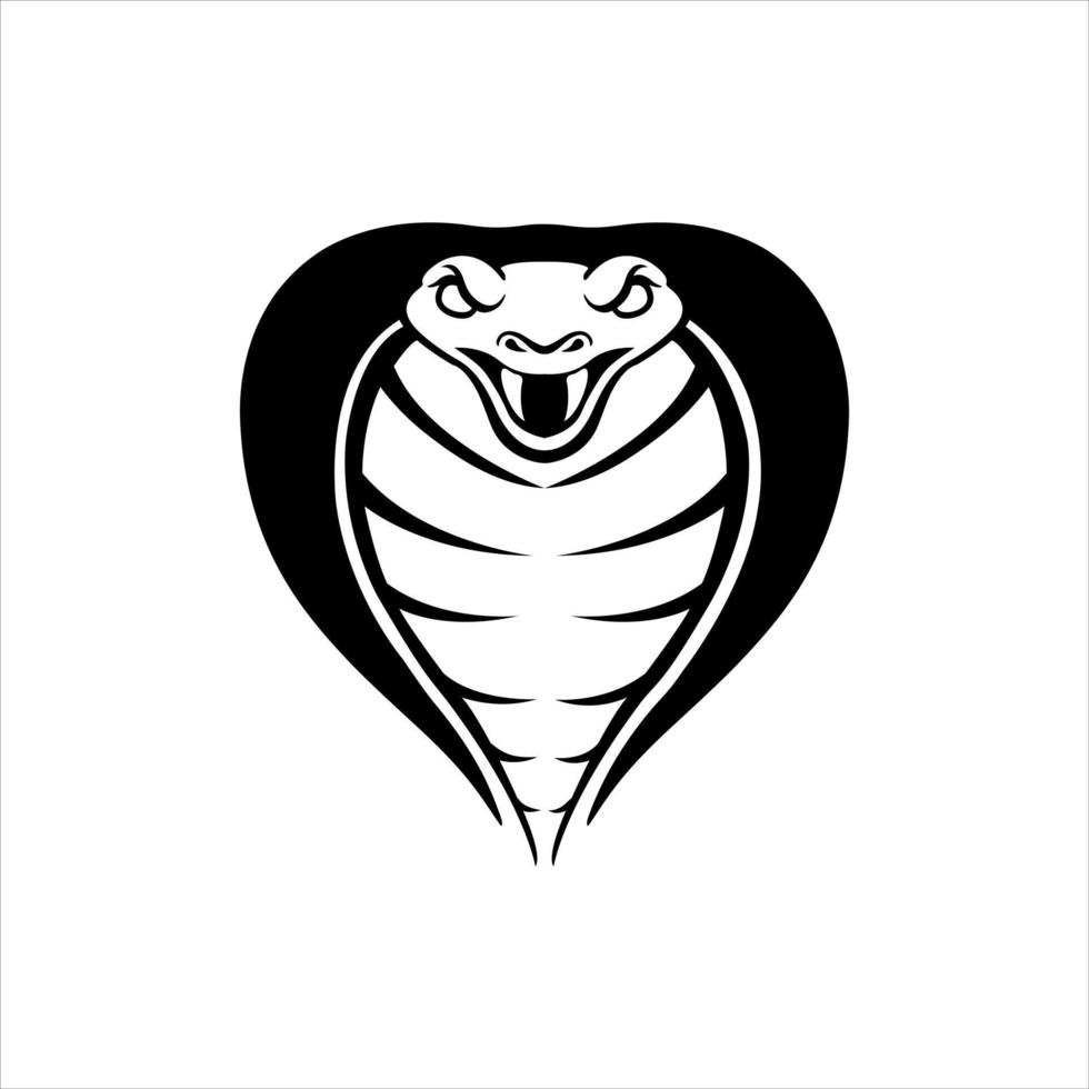 cobra tête symbole illustration conception vecteur