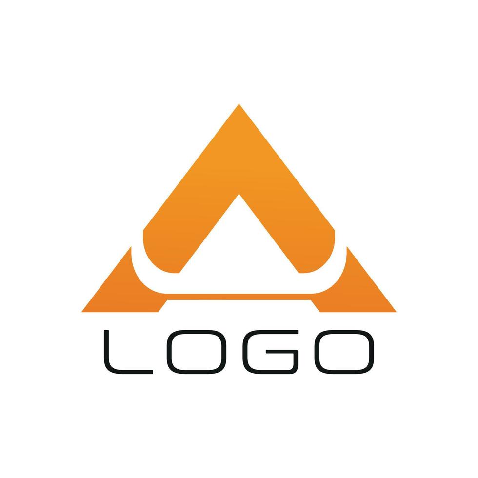 une logo marque, symbole, conception, graphique, minimaliste.logo vecteur