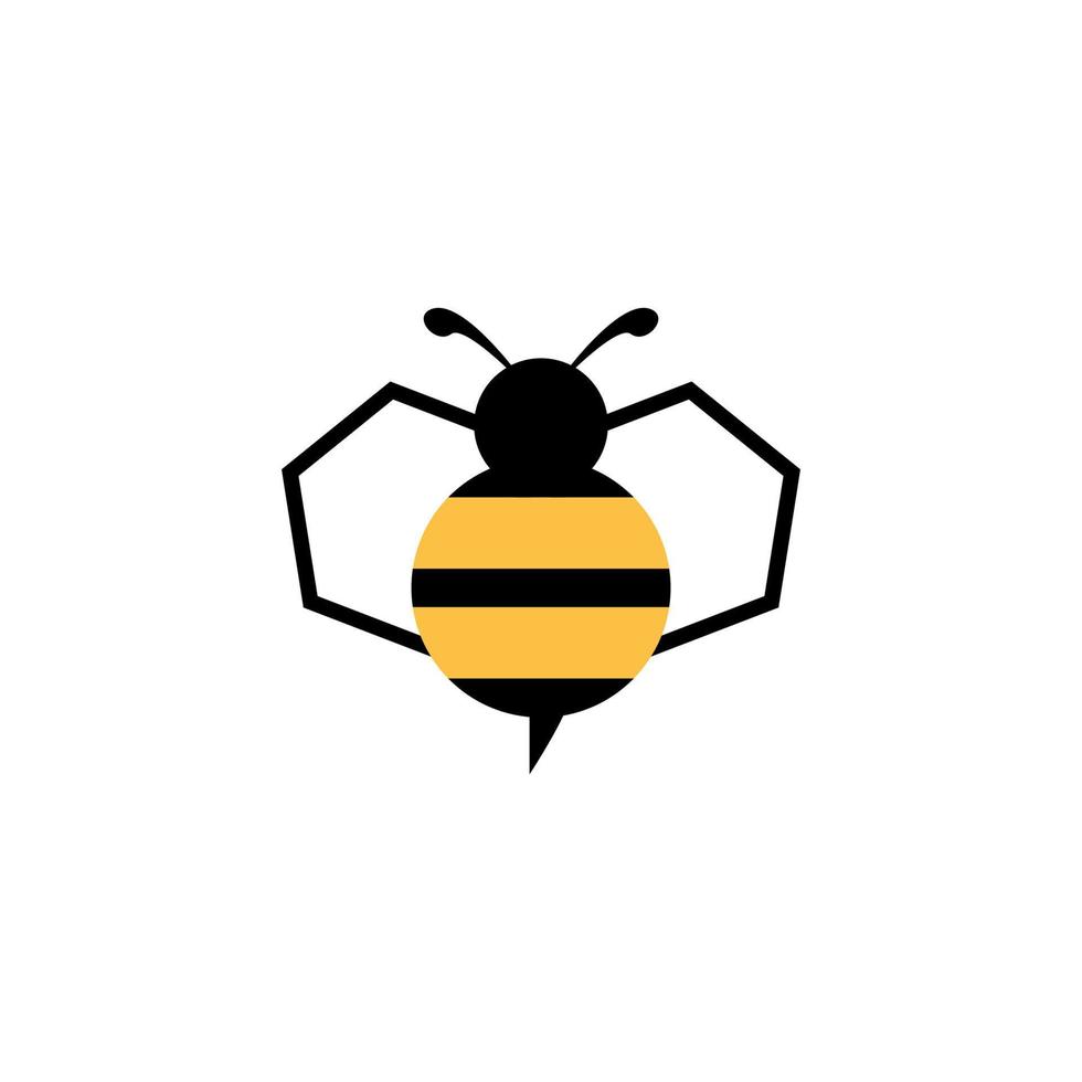 abeille logo dw1 marque, symbole, conception, graphique, minimaliste.logo vecteur