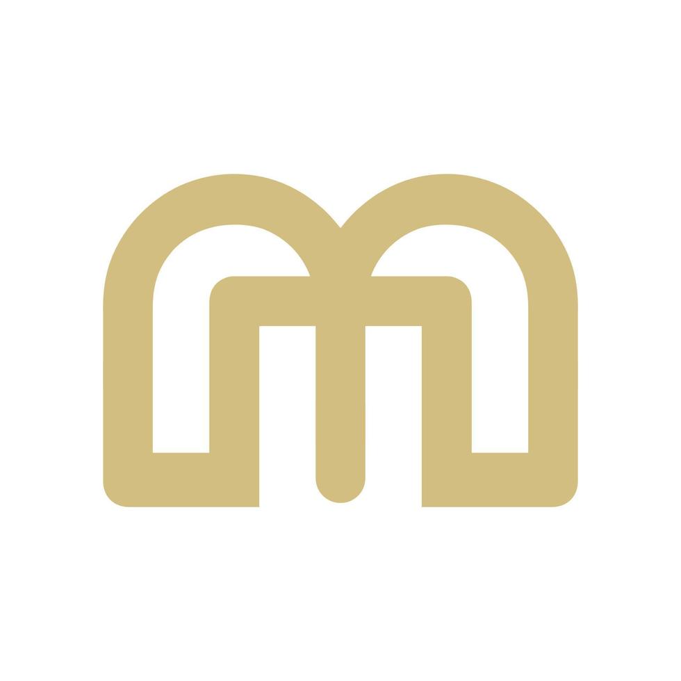 lettre m logo modèle vecteur moderne entreprise, abstrait lettre logo