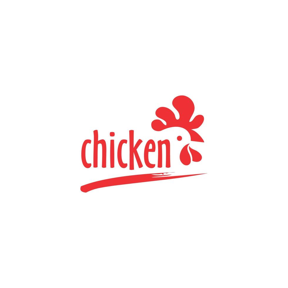 poulet 1 logo marque, symbole, conception, graphique, minimaliste.logo vecteur