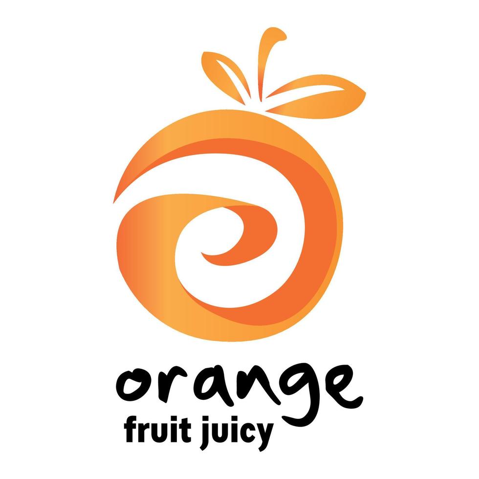 Frais Orange marque, symbole, conception, graphique, minimaliste.logo vecteur