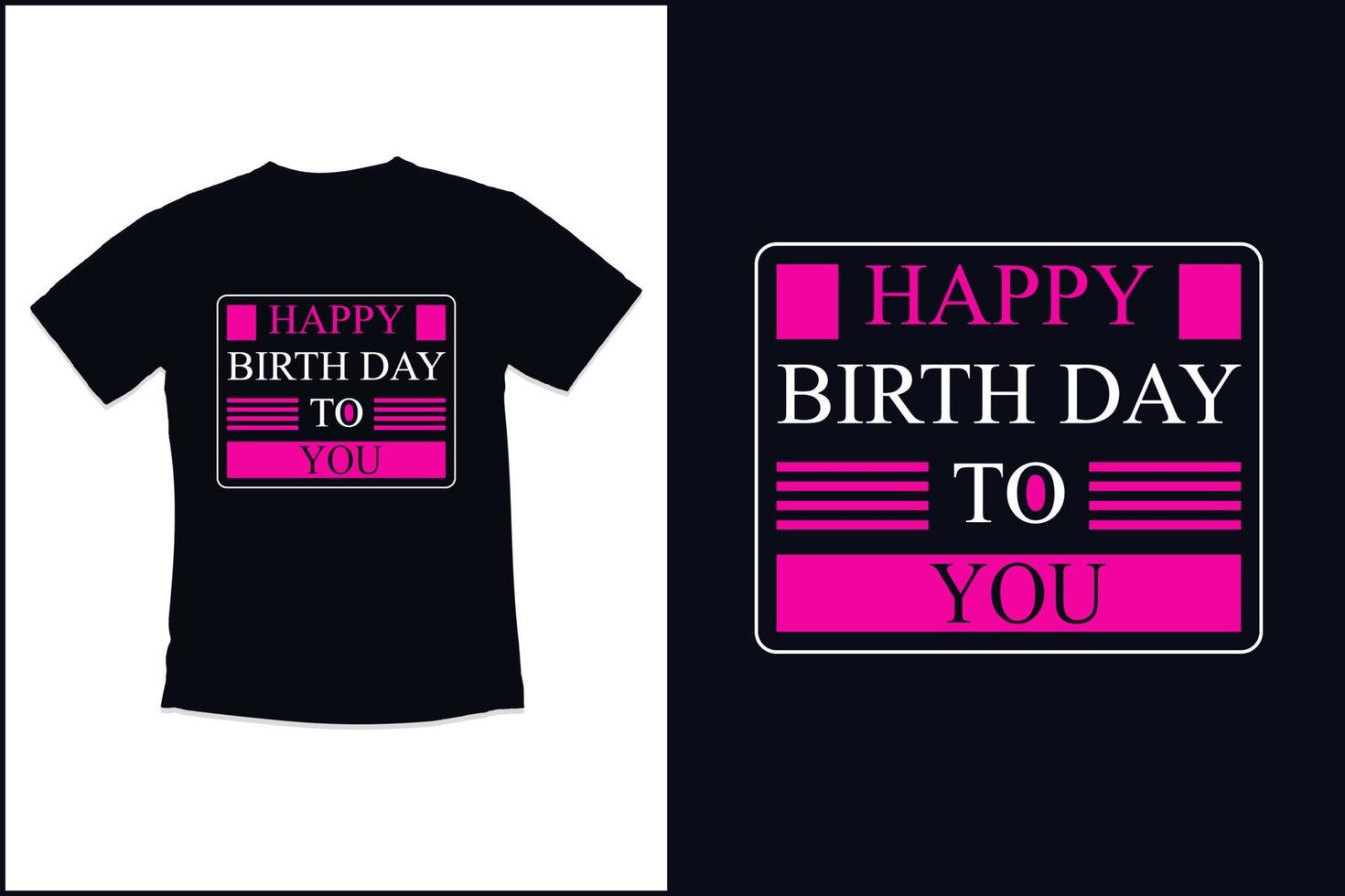 anniversaire t chemise conception impression modèle avec moderne citations typographie t chemise conception vecteur