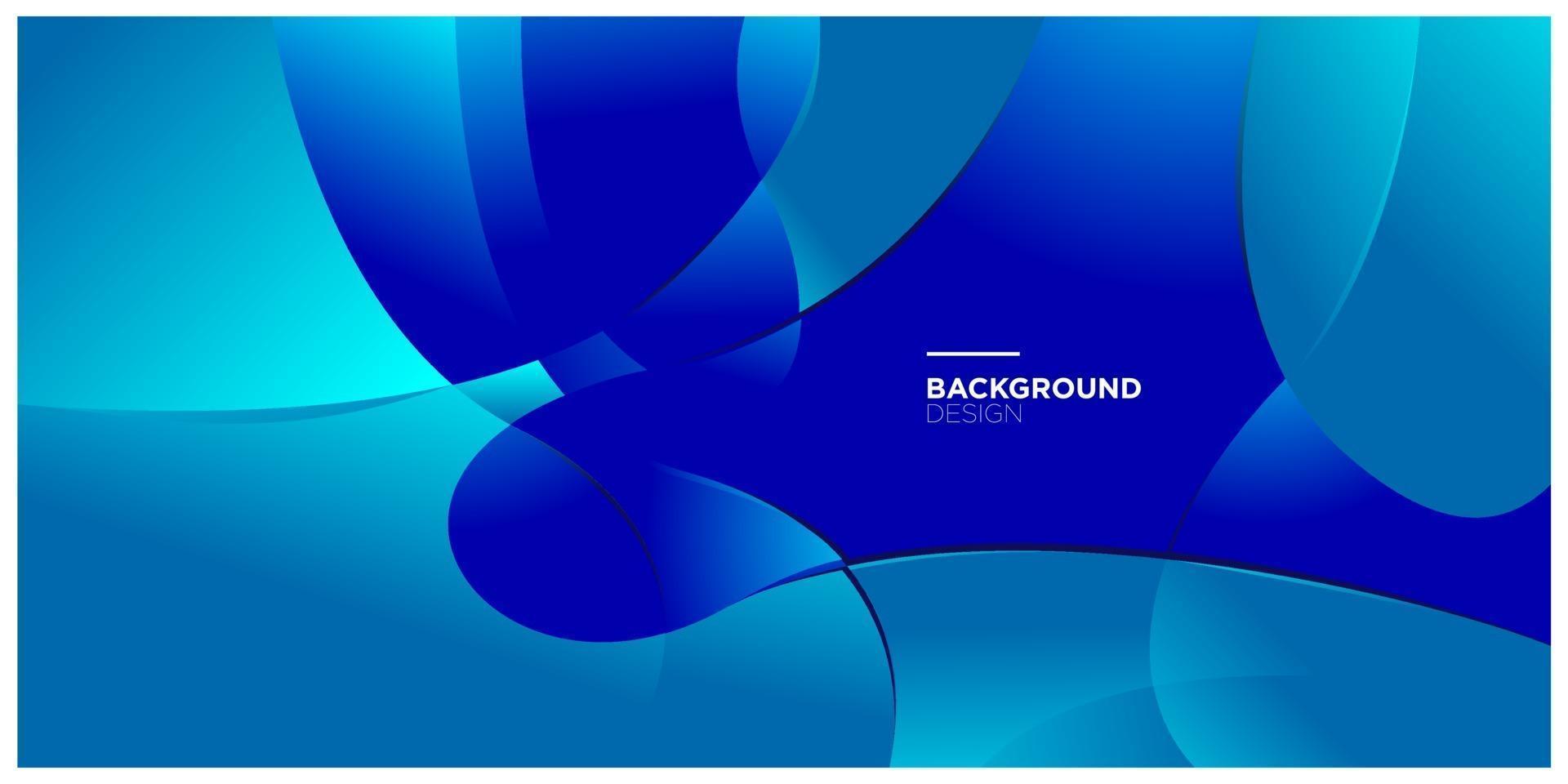 vecteur abstrait géométrique et courbe dégradé minimaliste en couleur bleu et blanc pour le modèle de fond de bannière de médias sociaux