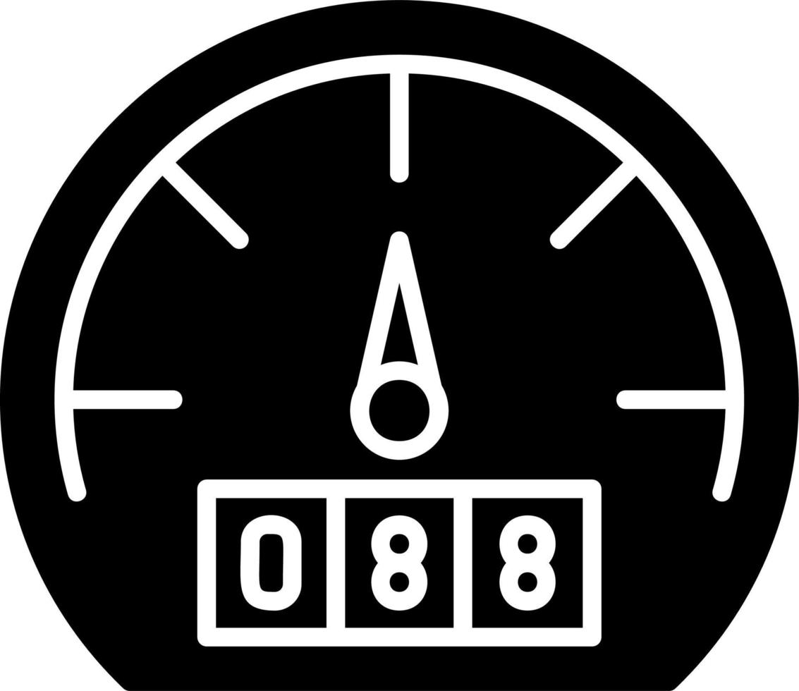 icône de vecteur de compteur de vitesse