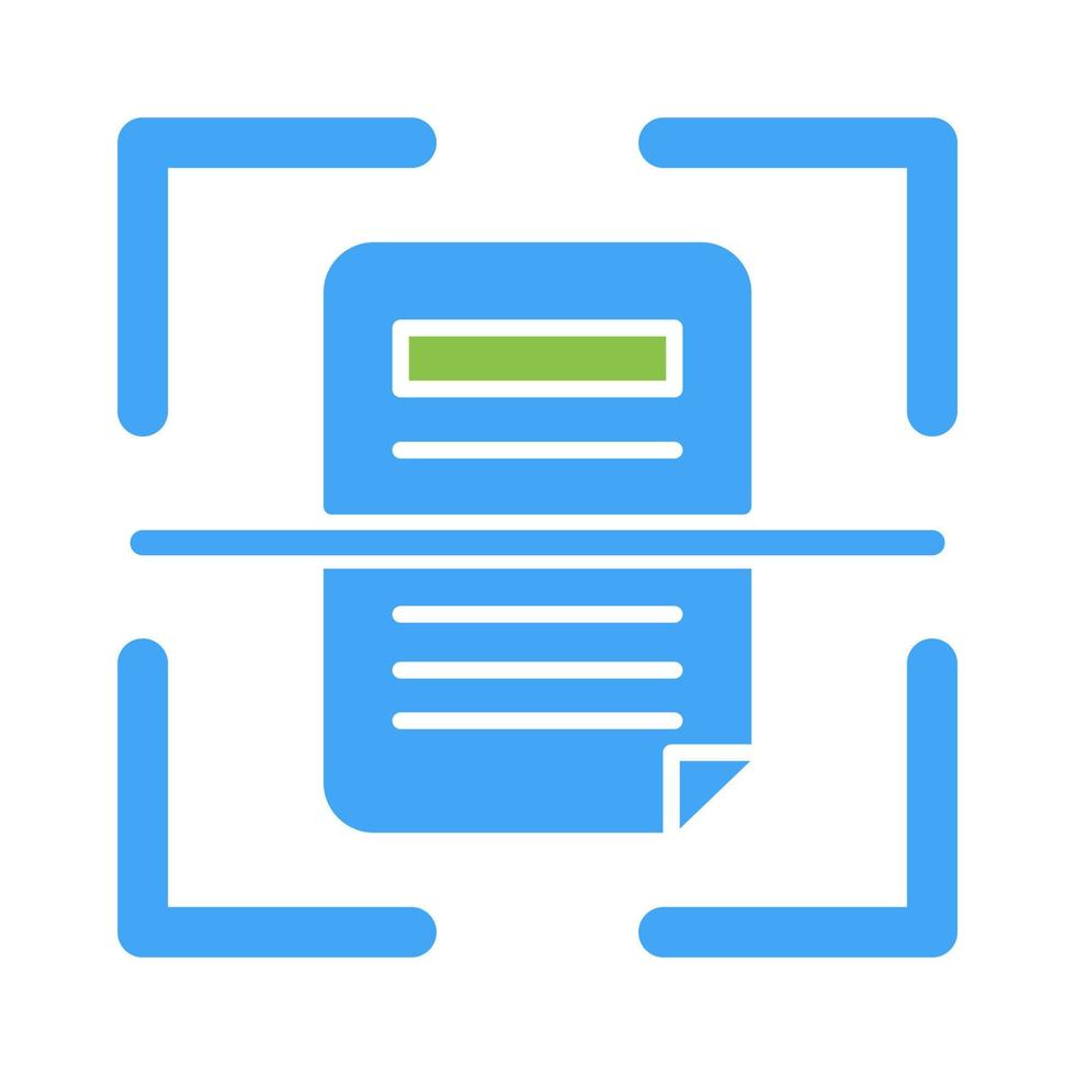 icône de vecteur de numérisation