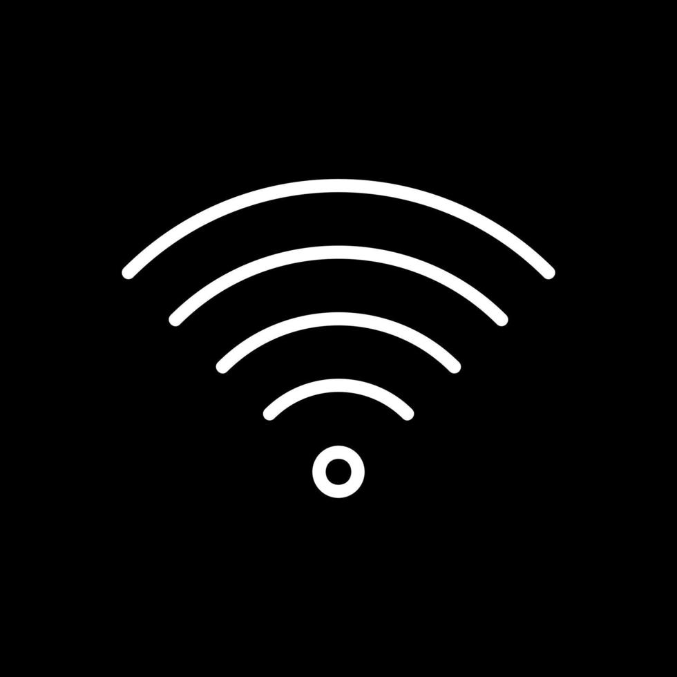 conception d'icône de vecteur wifi gratuit