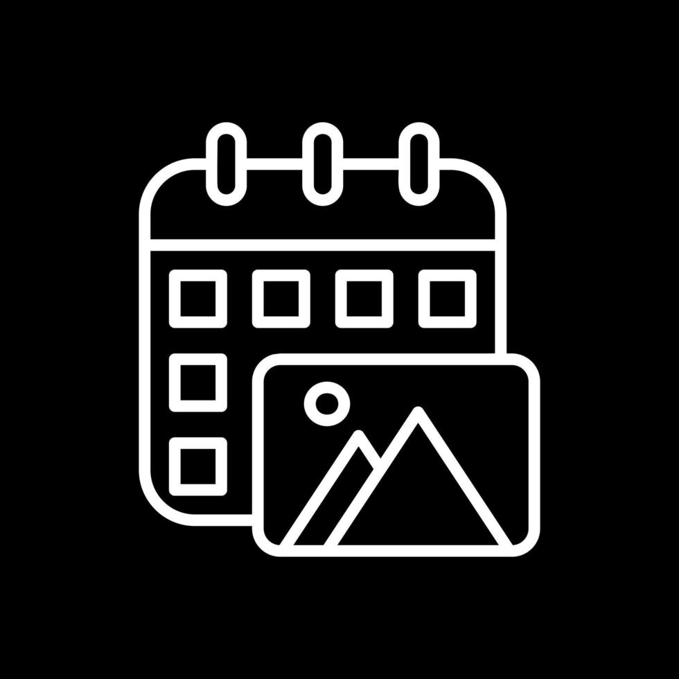 conception d'icône de vecteur de calendrier de contenu