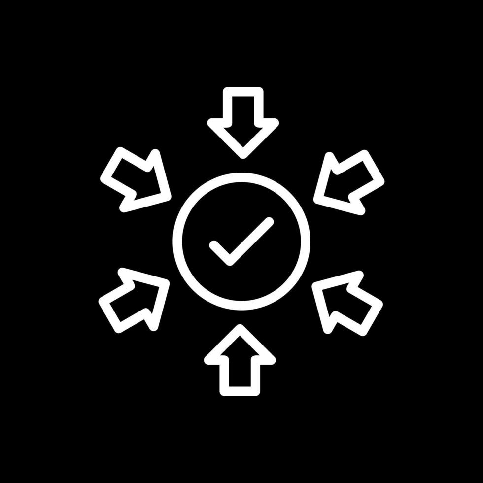 conception d'icône de vecteur d'implications positives