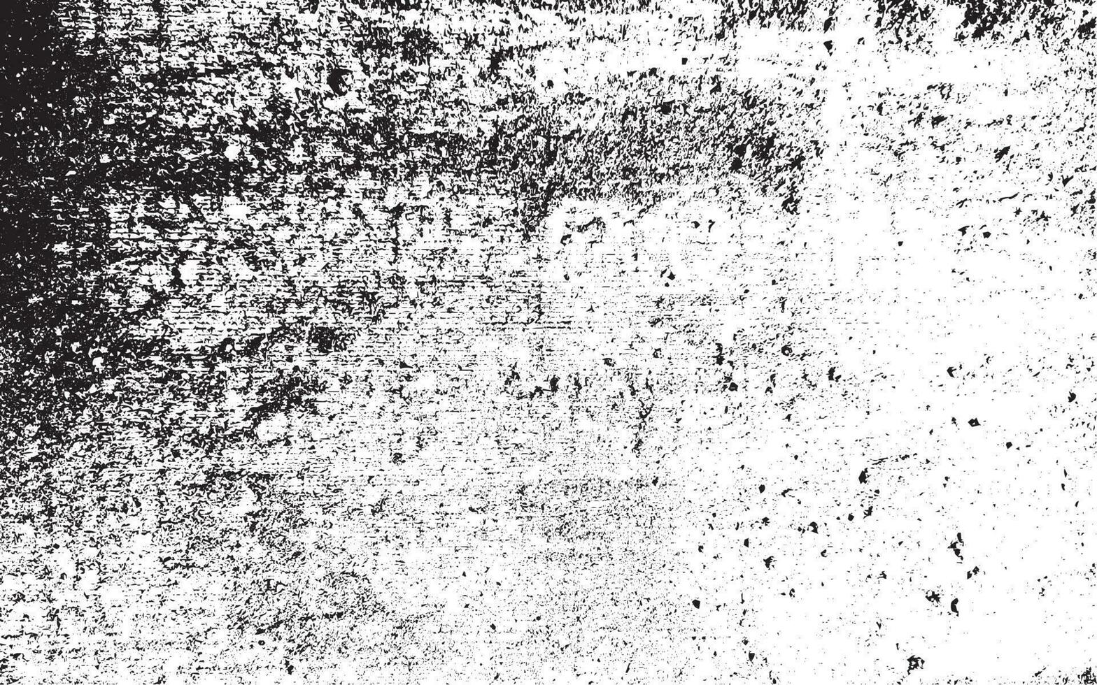 effet de texture grunge. superposition en détresse texturée rugueuse. monochrome vintage abstrait. noir isolé sur fond blanc. concept de style de demi-teinte d'élément de conception graphique pour bannière, dépliant, affiche, etc. vecteur